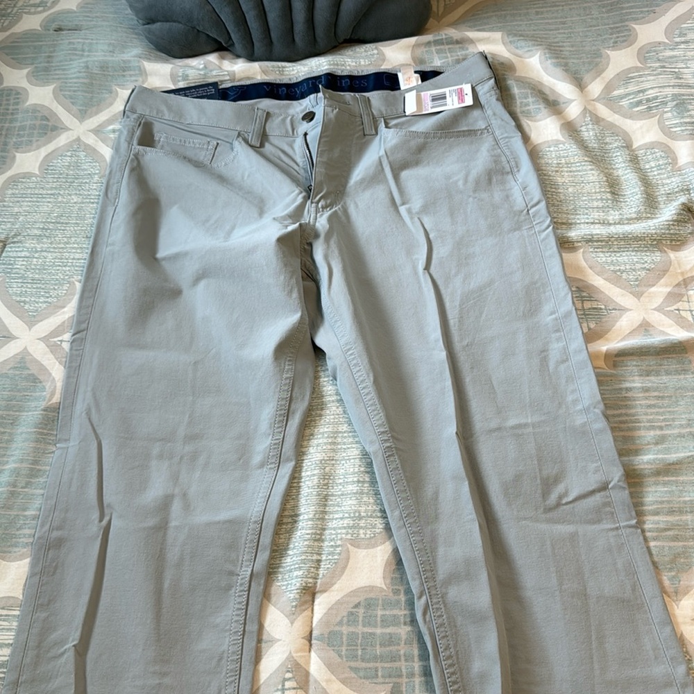 NWT vineyard vines men’s grey performance five pocket pants 32 x 30